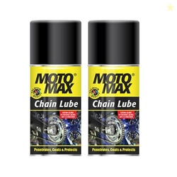 Motomax Chain Lube Aerosol Spray 100 ml Pack of 2 |Provides Lubricatio