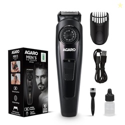 AGARO Beard Trimmer 10 Length Settings with digital display USB rechar