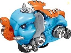 Kids Mandi Musical Elephant Toy | 360 Rotating Action | Light & Sound 
