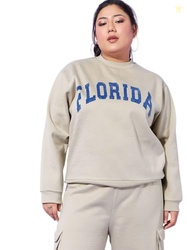 Sassafras Curve Women Florida Fleece Sweatshirt