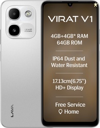 LAVA Virat V1 (Himalayan Silver, 64 GB) (4 GB RAM)