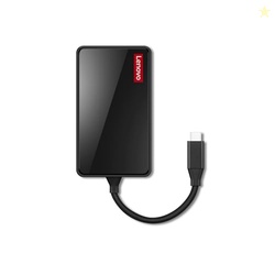 Lenovo 100 USB-C Travel Dock (Charging Host Upto 100W | 3xUSB-A 3.0 | 