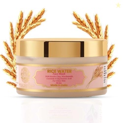 Rice Water Face Mask | With Kaolin Clay, 5% Niacinamide, 2% Salicylic 