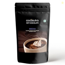 Cocosutra Mocha Drinking Chocolate Mix, 500g | Hot or Cold | Vegan & G