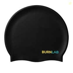 Burnlab Silicone Swimming Cap for Pool Training and Daily Use, Comfort