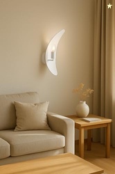 BENE Apia Mild Steel Indoor Modern Wall Light, E-27 Base Wall Lamp for
