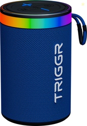 TRIGGR Roar 10 with RGB Lights, Fabric Exterior, TWS & FM Mode, 8H Pla