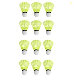 Haarlosy Facto Power (Pack of 5) Badminton Shuttle Cock, Green Color, 