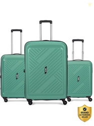 ALFA by VIP Hard Body Set of 3 Luggage 8 Wheels - Rhino 3 (Small 55cm|