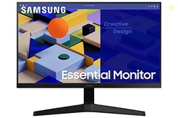 Samsung 24-inch (60.46cm) FHD Flat 1,920 x 1,080 Monitor, IPS, 75 Hz, 