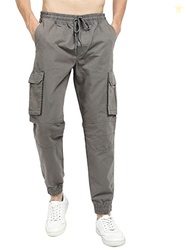 KETCH Men's Regular Fit Mid Rise Trouser