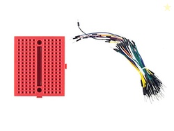 INVENTO 1pcs 170 tie-points Bread Board + 65Pcs Male to Male Solderles