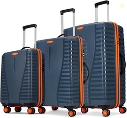 Aristocrat Airpro Max Set of 3 (S+M+L) Trolley Bags, Spanish Blue | 8-