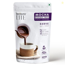 Cocosutra Sugar Free Drinking Chocolate Mix - Mocha | Hot or Cold | Lo