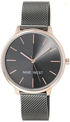 Women's Dress Watch, Analog Display, Stainless Steel Mesh Band, Japane