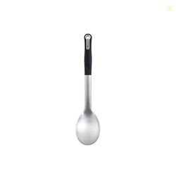BERGNER Master Pro Stainless Steel Kitchen Spoon with Nylon Handle, Bl