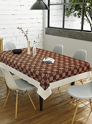 Nav Enterprises 6 Seater Rectangular Table Cover WxL 60x90 Inches with