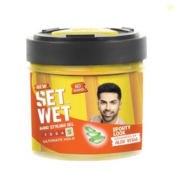 Set Wet Styling Hair Gel for Men - Sport Extreme, 250gm | Extreme Hold