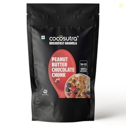 Peanut Butter Chocolate Chunk Breakfast Granola 1 kg | 100% Natural, V