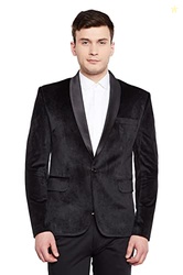 Men's Premium Velvet Notch Lapel Tuxedo Coat Blazer Jacket