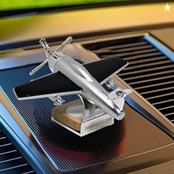 YOURKARTS.COM Solar Powered Car Perfume Airplane Car Perfume with Rota