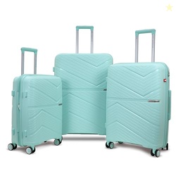 AMERICAN TRAVELLER Prime Set-3 Hard case Polypropylene Luggage Trolley