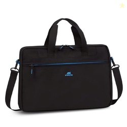 RivaCase Regent 8037 Black Laptop Bag 15.6" Inches Smart Design Durabi