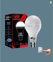 Gold Nation 12W Emergency LED Bulb| Rechargeable LED light| Backup Tim