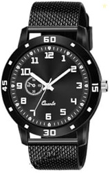Black Dial PU Strap Stylish Analog Watch for Men-GBKEE-PU-AVGR-Black_6