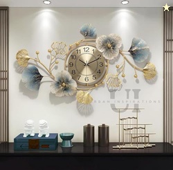Metal Wall Clock Big Antique Decorative Stylish Latest Watch & Decorat