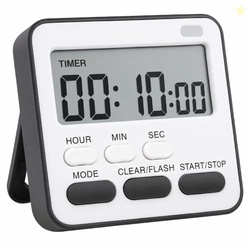 AERYS Digital Kitchen Timer and Stopwatch, Large LCD Display, 24-Hour 