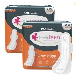 everteen Relax Night 60 XXXL Ultra Thin Sanitary Pads for Women, For S