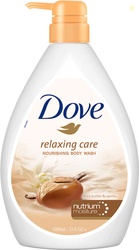 DOVE Relaxing Shea Butter Body Wash with Vanilla for Soft Skin, Soothi
