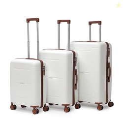 VLITE Columbia Set of 3 (S+M+L) Lightweight Polypropylene Suitcase | A