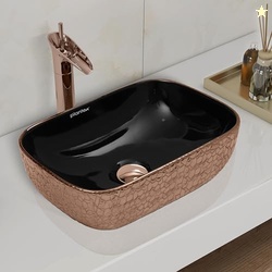 Plantex Table Top Wash Basin For Bathroom/Designer Ceramic Basin/Count
