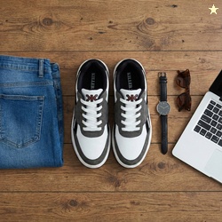 KILLER Men Trendy Lace-Up Sneakers | Modern Everyday Casual Shoes Snea