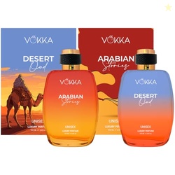 Desert Oud & Arabian Stories 200 ml | Pack of 2 x 100ml Arabic Unisex 