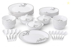 Melvio By Malti 18 Pcs Dinner Set for Dining & Serving | Premium Melam