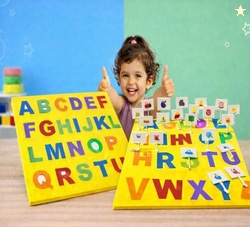 ABC Alphabet Learning Board Puzzle for Kids | A-Z Educational Toy with