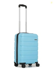 Unisex 8 Wheels Trolley Bag, Hard Cabin with Zipper Closure, Adjustabl