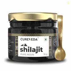 Cureveda Himalayan Shilajit For Men - Resin 20g | 98% Fulvic Acid For 