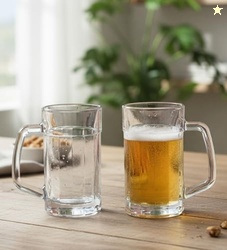 Table & Tale Americano Line 340 ml Beer Mug Set of 2 from Brazil | Cry