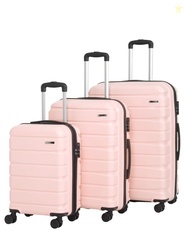 Teakwood Small-Medium-Large 8 Wheels Trolley Bag, Hard Cabin with Zipp