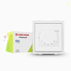 Anchor by Panasonic 100W High Speed Fan Regulator Dura EME | 5 Step Fa