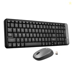 ZEBRONICS Companion 104 2.4GHz Wireless Keyboard & Mouse Combo, 100 Ke