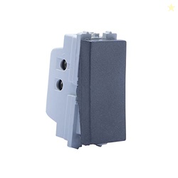 Wipro Northwest Nowa 16A One Way Switch, Silver Grey (pack of 10)