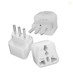 Universal Travel Plug Adapter Converter for India to Italy Chile Urugu