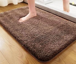 Anti Slip Shaggy Micro Fibre Doormat(1.5 inches High Pile) for Home En
