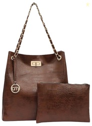 Bagsy Malone Bucket Shaped Tote Bag -Set of 2 | Handcrafted Side Tote 