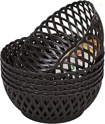 RATAN PLASTICWARE Cane Large Plastic Storage Basket for Fruits, Vegeta